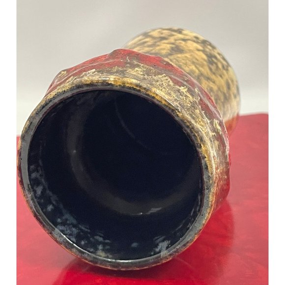 Vintage Strehla candle holder, GDR goblet, vintage pottery, East German pottery - Picture 6 of 9